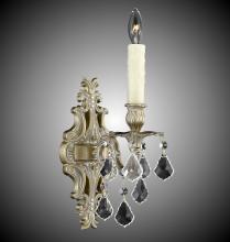 American Brass & Crystal WS9481-A-01G-PI - One Light Wall Sconce